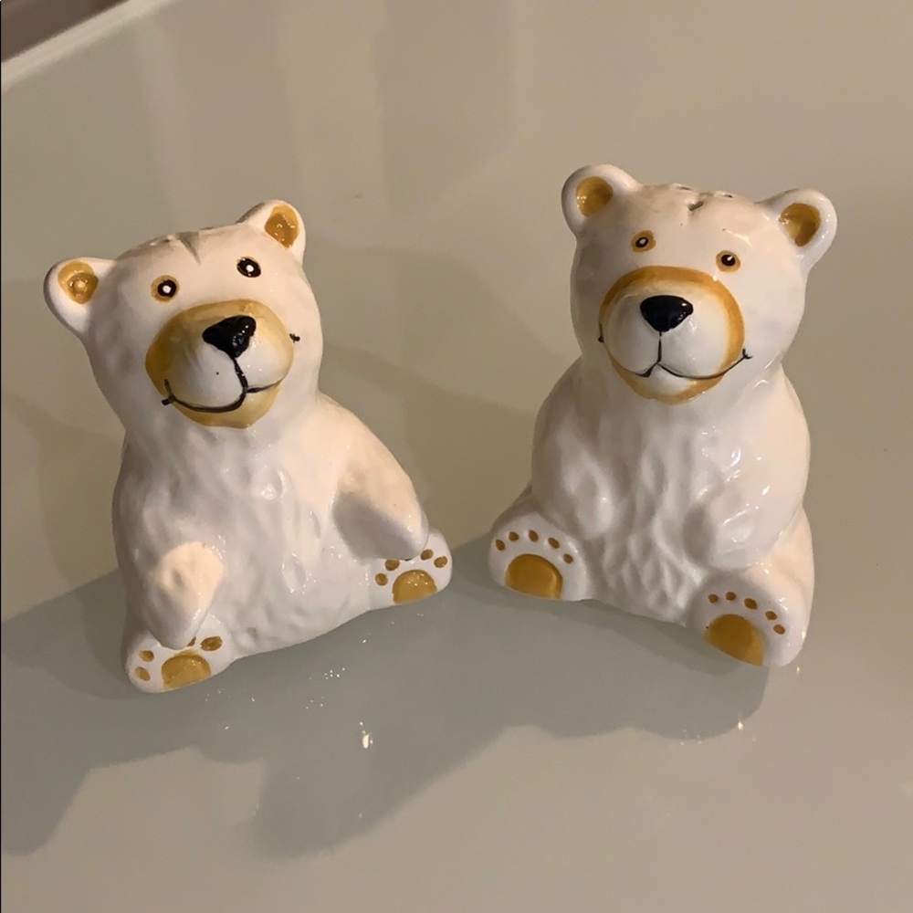 New bear salt and pepper shakers